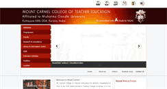 Desktop Screenshot of mountcarmelcollege.com